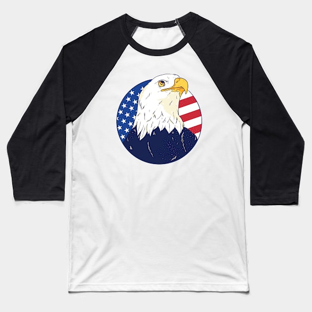 American Eagle Baseball T-Shirt by madeinchorley